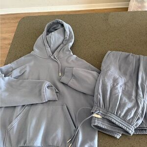 H&M Blue Hoodie and Sweats. COMES AS A SET